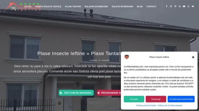 Plase Tantari in Bucuresti si Ilfov » Plase Insecte Ieftine