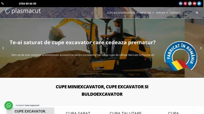 Cupe excavator si cupe miniexcavator. Lame zapada. Cupe cereale