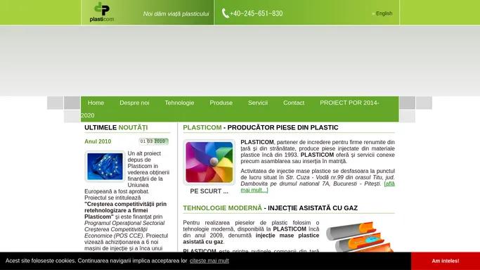 Producator piese plastic - Plasticom