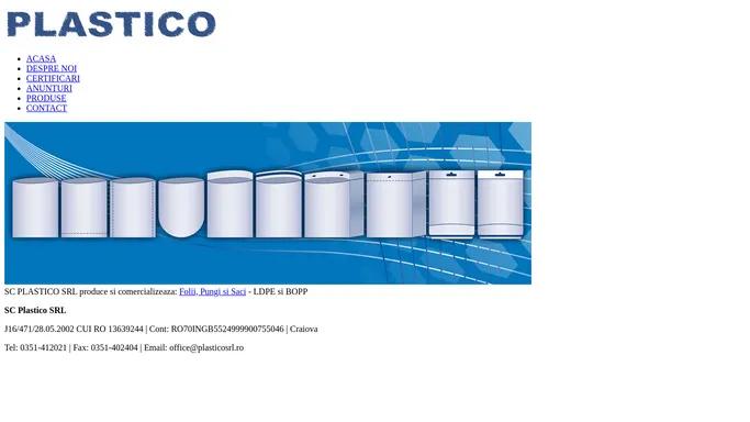 Plastico SRL / Folii, Pungi, Saci