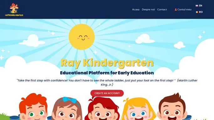 Educational‌ ‌Platform‌ ‌for‌ ‌Early‌ ‌Education‌ - Ray Kindergarten