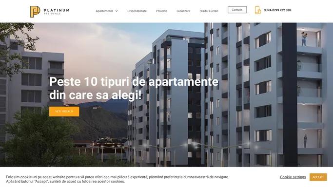 Apartamente Brasov - Coresi in noul proiect imobiliar Platinum Residence