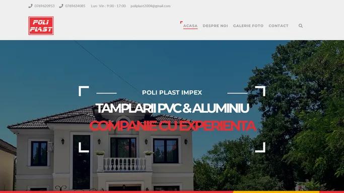 poliplast.ro – Tamplarii PVC & Aluminiu