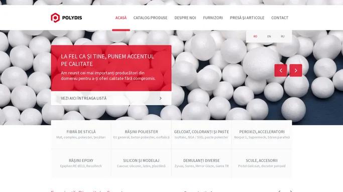 Polydis - distribuitor de materiale compozite si termoplastice