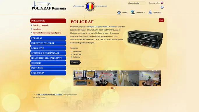 POLIGRAF Romania - Laborator POLIGRAF Autorizat pentru EXPERTIZE POLIGRAF