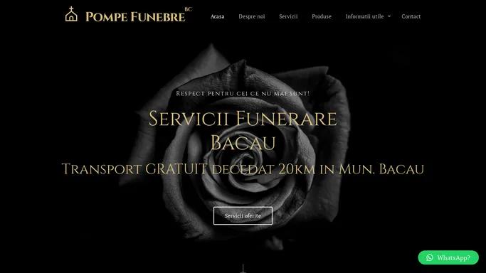 Servicii funerare complete – Pompe funebre Funerare Bacau