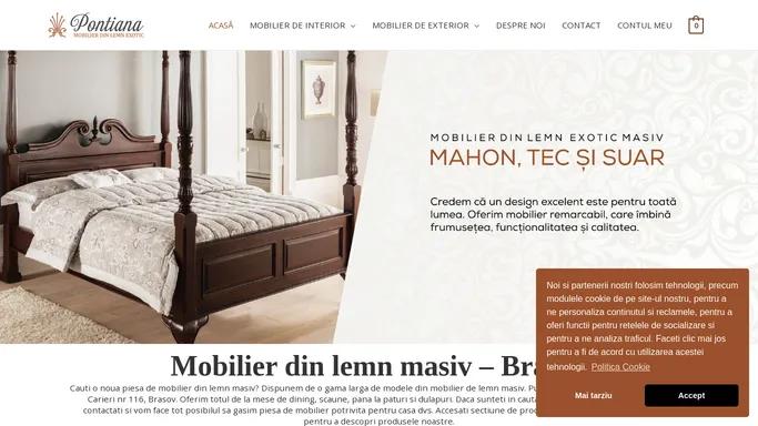 Mobilier din lemn masiv - Brasov - Pontiana