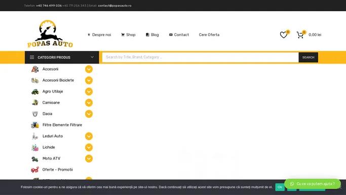 Piese Auto | Popas Auto - Magazin de piese auto Alba Iulia