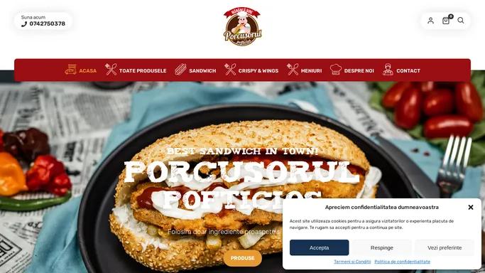 Porcusorul Pofticios - Best sandwich in town!