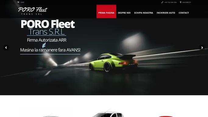 PORO Fleet Trans SRL – Firma Licentiata ARR