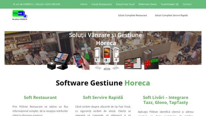 POSnet HORECA – Solutii Soft Restaurant