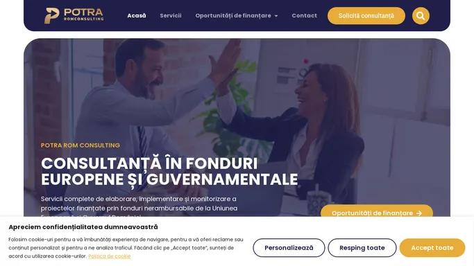 Potra Romconsulting – Consultanta fonduri nerambursabile