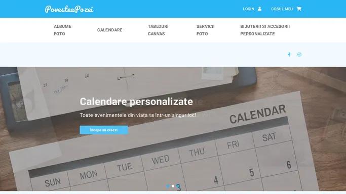 Povestea Pozei – Albume foto personalizate, calendare personalizate, tablouri canvas personalizate