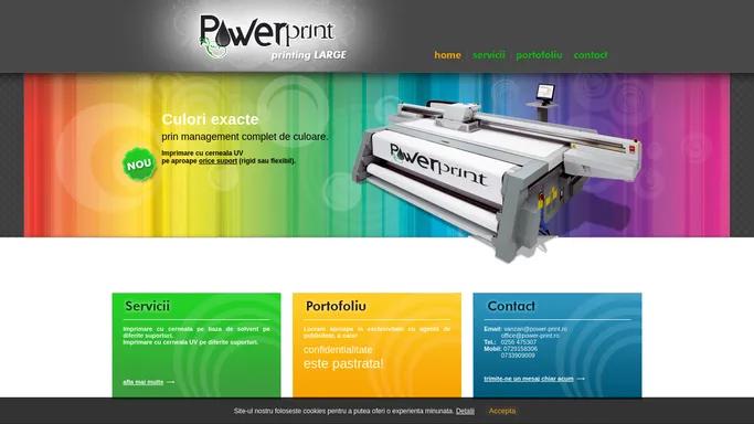 Power Print - printing large