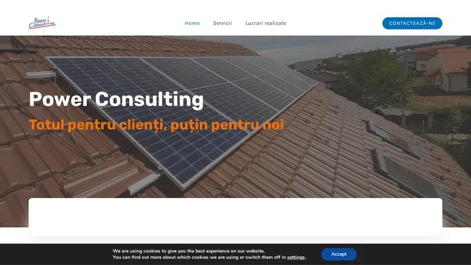 PowerConsulting – Presentation site