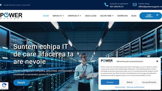 Servicii IT Bucuresti - PowerSupport - Firma IT