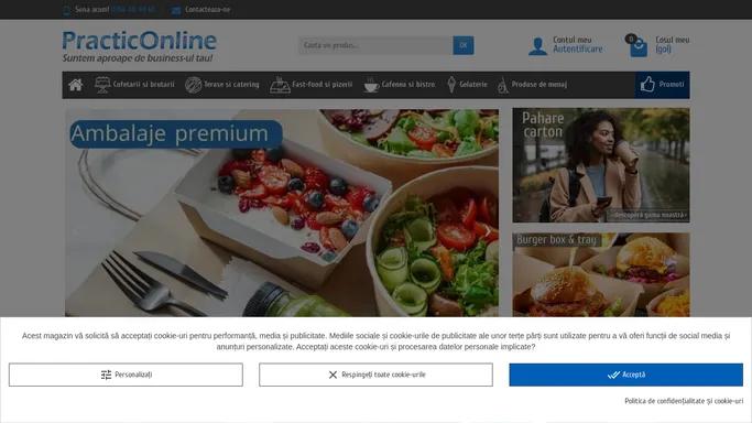 PracticOnline.ro ambalaje din hartie, carton, plastic, polistiren