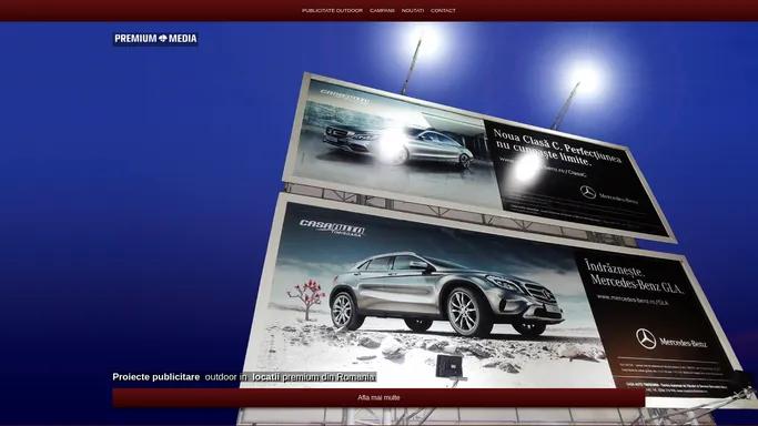 Panouri publicitare Premium Outdoor Media