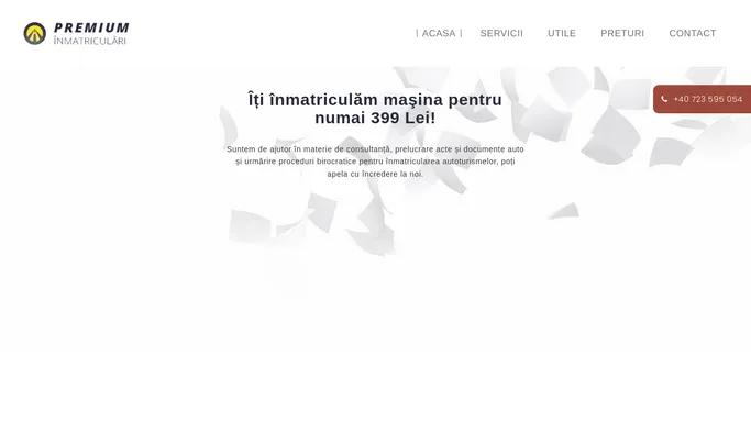 Acasa - Inmatriculari Auto