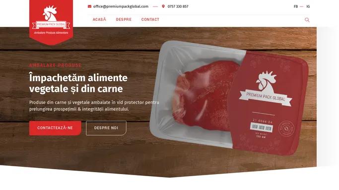 Ambalare Produse din Carne si Vegetale - Premium Pack Global