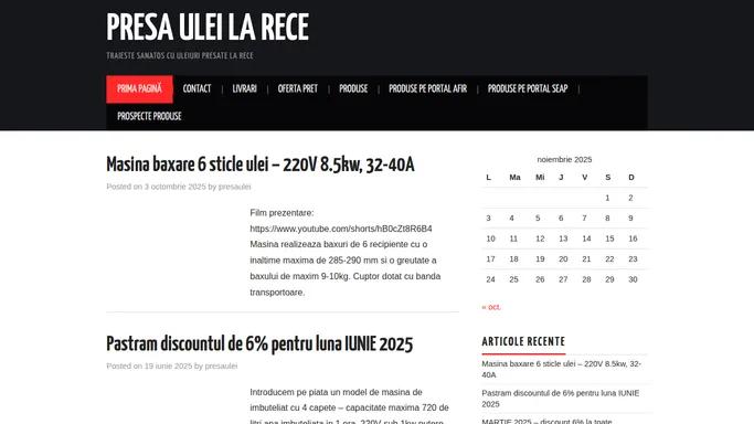 Presa ulei la rece - Traieste sanatos cu uleiuri presate la rece