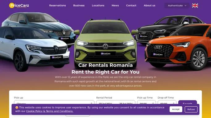 Car Rental Romania | Best Car Rental Deals Romania | PriceCarz