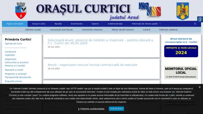 Orasul Curtici – portalul oficial al Primariei orasului Curtici – judetul Arad