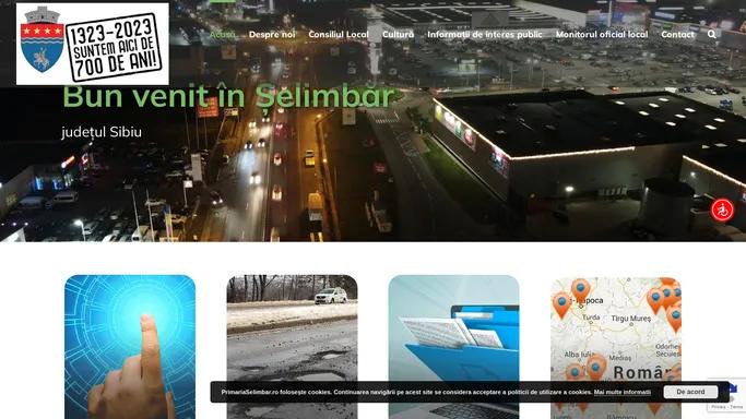 Primaria Selimbar - Pagina oficiala