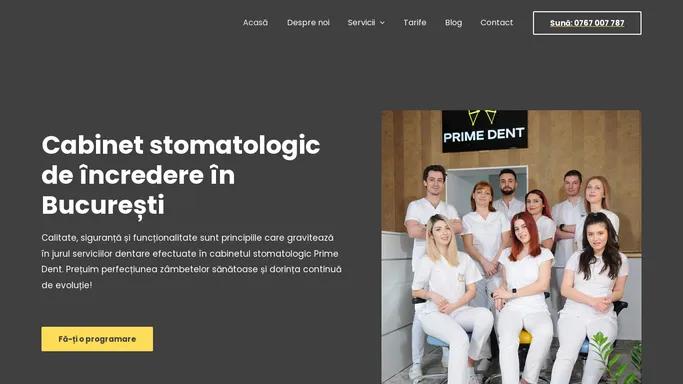 Cabinet Stomatologic Bucuresti - Clinica Prime Dent