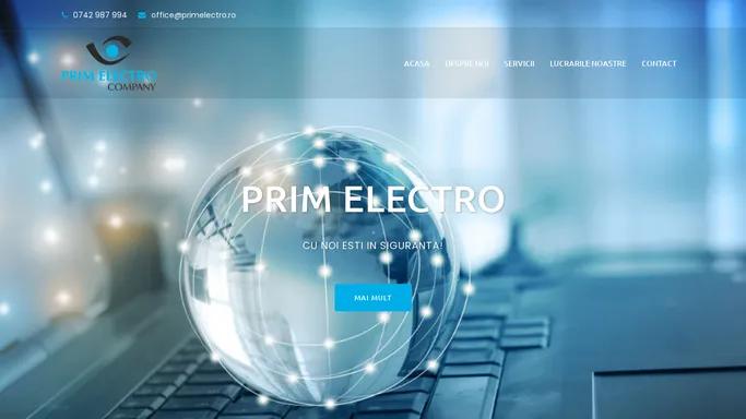 PRIM ELECTRO COMPANY – Sisteme Securitate, Automatizari, Instalatii