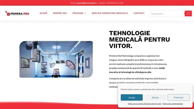 PrimeraMed - Echipamente medicale pentru viitor