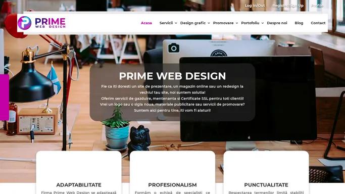 Prime Web Design | Web design si promovare de calitate