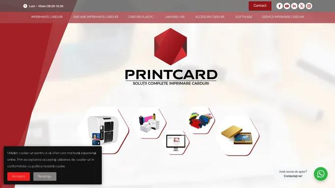 PRINTCARD.RO | Imprimante carduri PVC