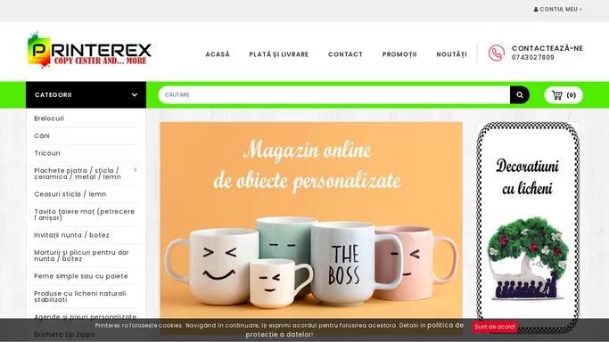 Printerex - Magazin online de obiecte personalizate