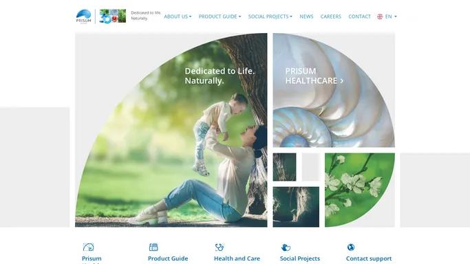 Prisum Healthcare - Dedicated to life. Naturally.