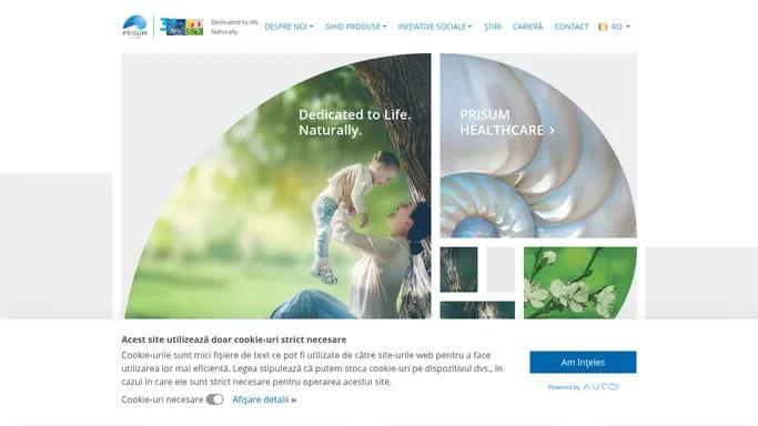 Prisum Healthcare - Dedicated to life. Naturally.