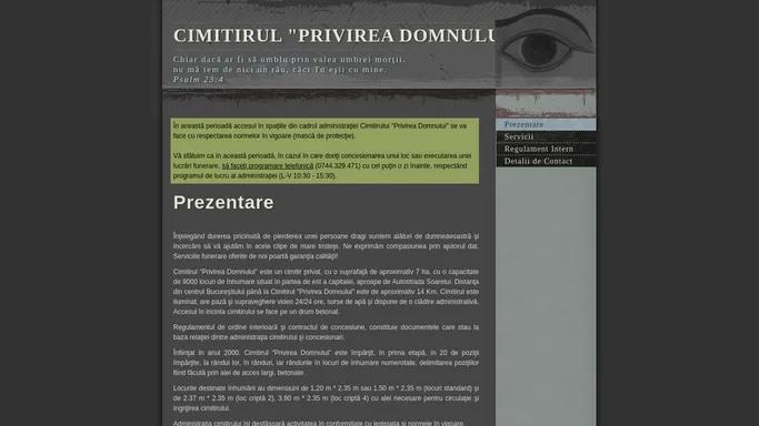 Cimitirul "Privirea Domnului"