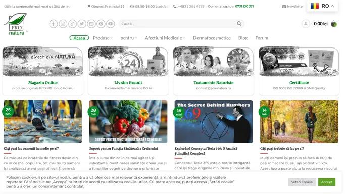 Pro Natura, Direct din Natura ...❤️ - Site Oficial
