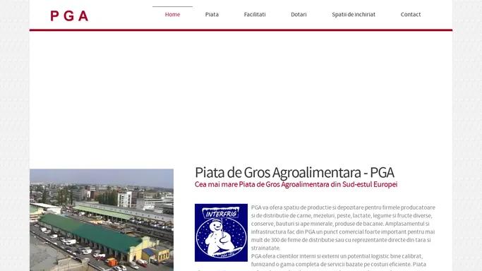 Piata de Gros Agroalimentara - PGA