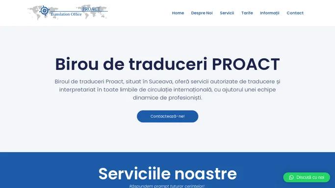 Birou traduceri Proact Suceava