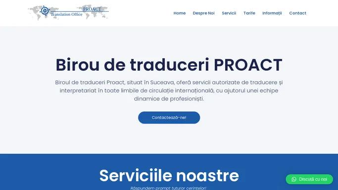 Birou traduceri Proact Suceava