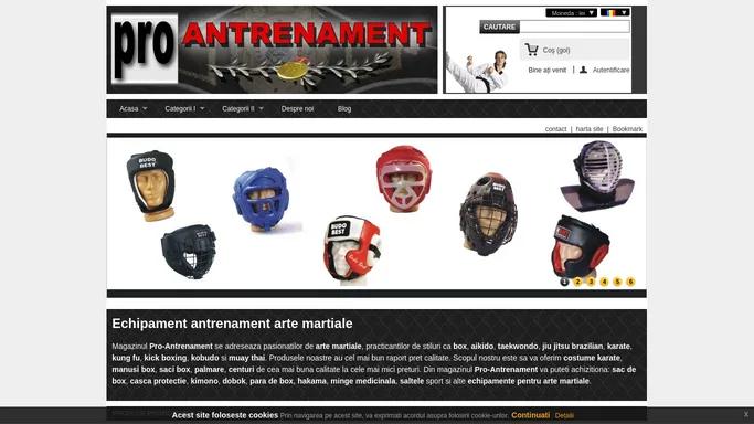 Magazin de echipmente pentru antrenament arte martiale: karate,judo,kick boxing,box,muay thai - Pro - Antrenament