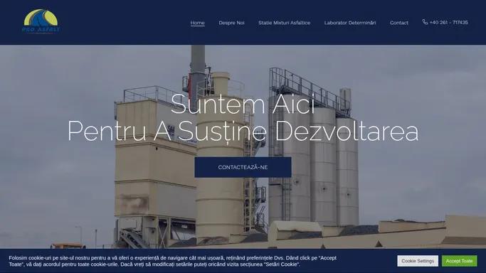 Statie Mixturi Asfaltice | Pro Asfalt