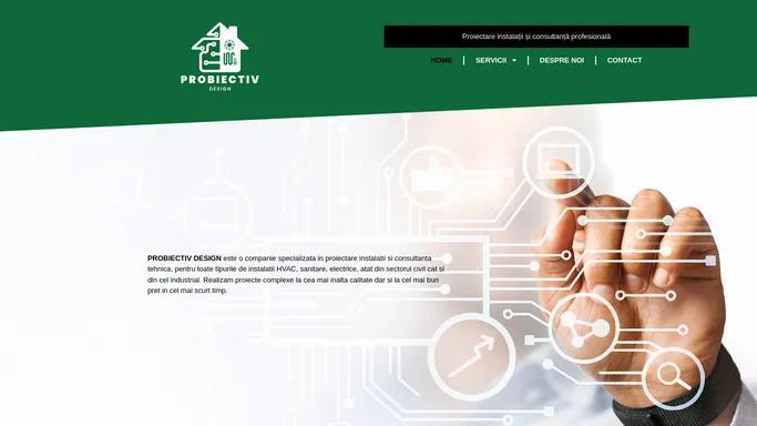 PROBIECTIV Design – proiectare instalatii si consultanta tehnica