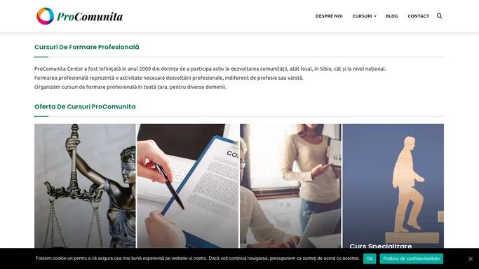 ProComunita - Agentie De Formare Profesionala Si Consultanta