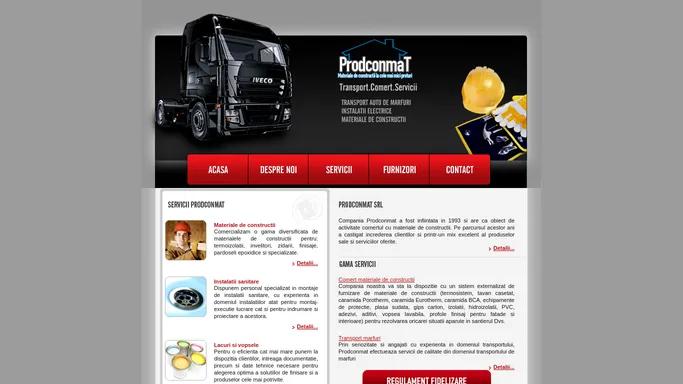 Prodconmat SRL Materiale de constructii