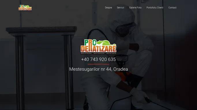 Pro Deratizare, dezifenctie, dezinsectie, Oradea