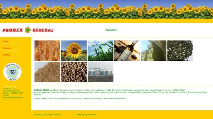 Prodex General :: Feed stuf, Oliseeds, Vegetable oils, Miling bakery industry