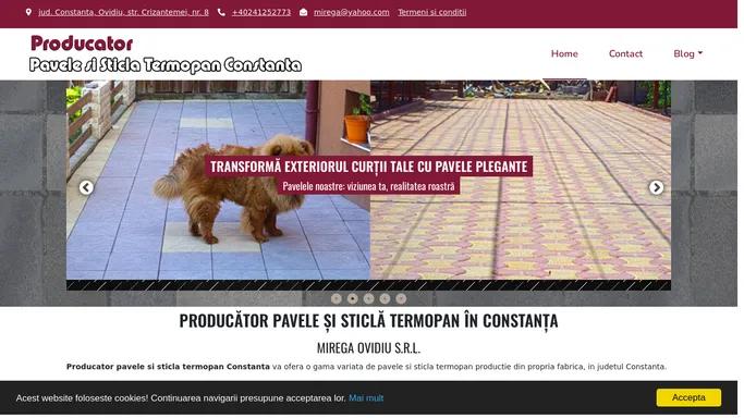 Home - Pavele Constanta - Producator pavele Constanta - sticla termopan Constanta - Mirega S.R.L.