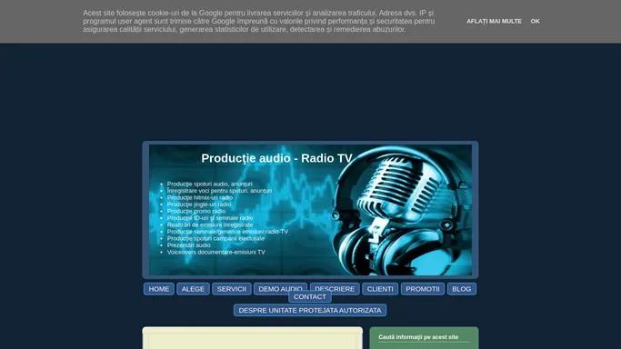 Productie audio - Radio TV